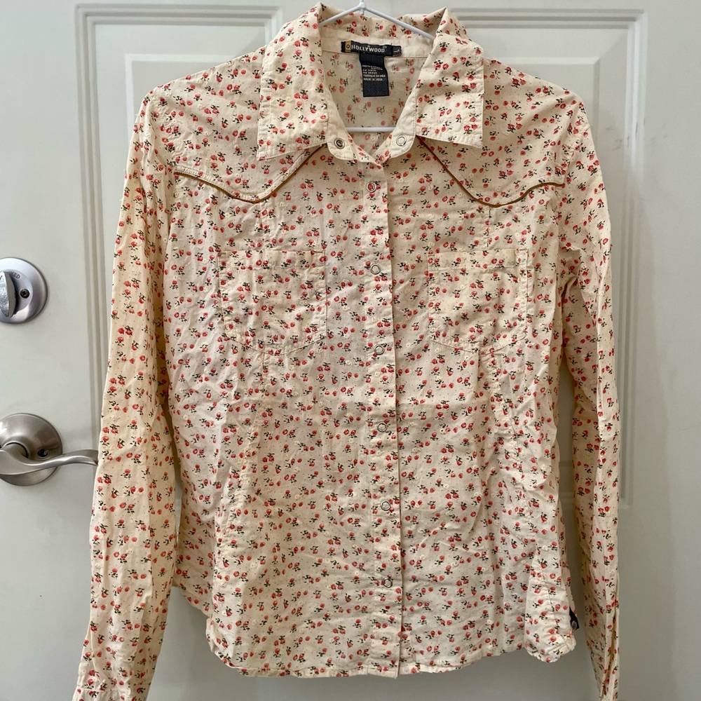 Floral Button-Up Shirt